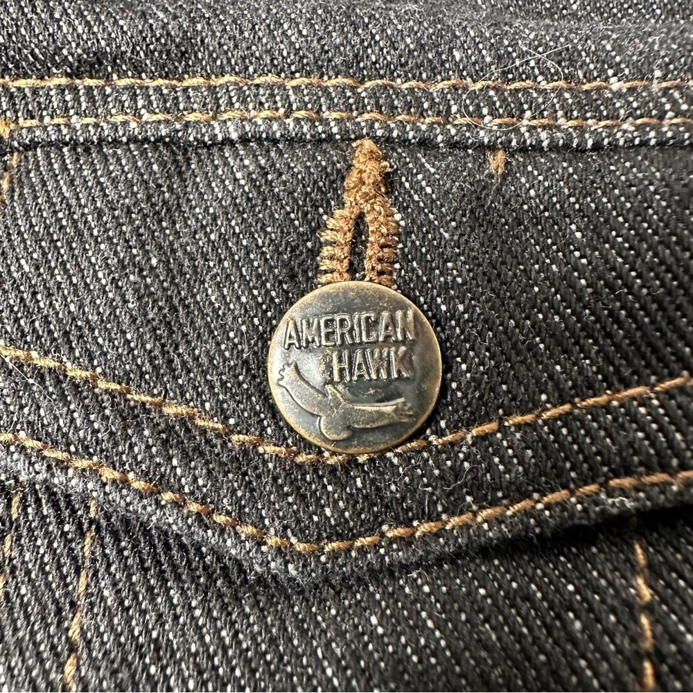 Children's Denim Hoodie Jacket with Gray Sleeves‎ - Picture 2 of 4
